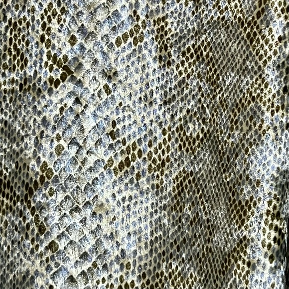 Velour Python Print Slip Dress - Picture 4 of 5